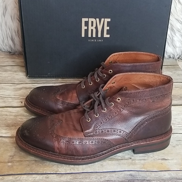 Frye Other - FRYE MEN'S GRAHAM BROGUE CHUKKA BOOTS SZ 12